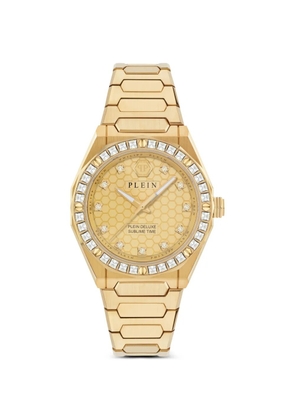 Philipp Plein Crystal 36mm watch - Gold