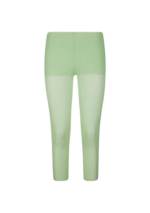 Paloma Wool Meleta sheer-knit leggings - Green