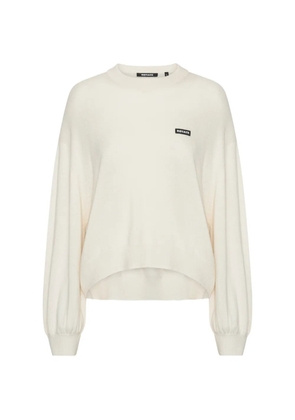 ROTATE BIRGER CHRISTENSEN oversized knit pullover white