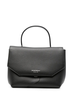 Emporio Armani 1981 leather tote bag - Black