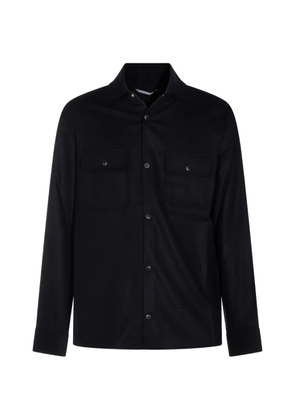 Marco Pescarolo button-up flap-pocket jacket - Blue