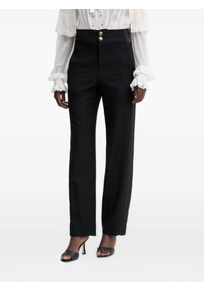 TWINSET side-panel tailored trousers - Black