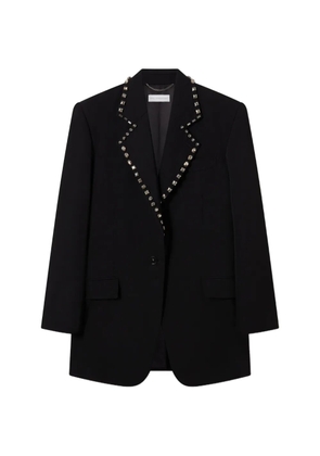 Stella McCartney crystal-embellished wool blazer - Black