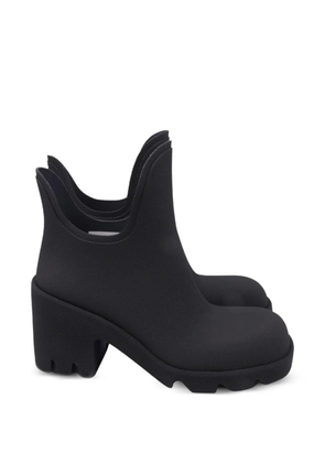Burberry Pre-Owned Marsh ankle rain boots - Black