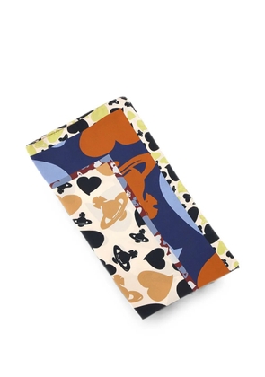 Vivienne Westwood Hearts and Orbs scarf - Neutrals