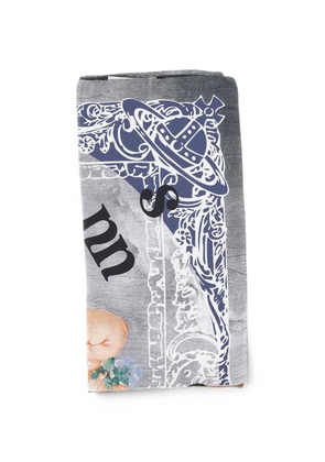 Vivienne Westwood Primavera Cherubs scarf - Grey