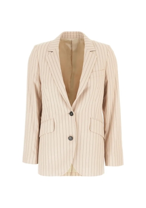Paul Smith sand pinstripe blazer - Neutrals