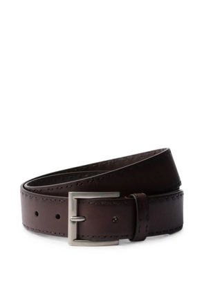 Prada antiqued-leather belt - Brown