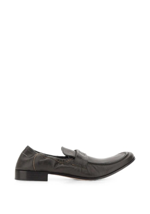 MM6 Maison Margiela swing-toe leather loafers - Brown
