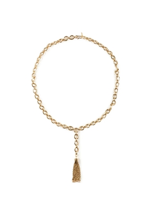 Chloé tassel-pendant cable-link necklace - Gold