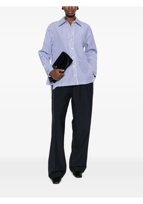 JOSEPH Theia vertical-stripe long-sleeve shirt - Blue