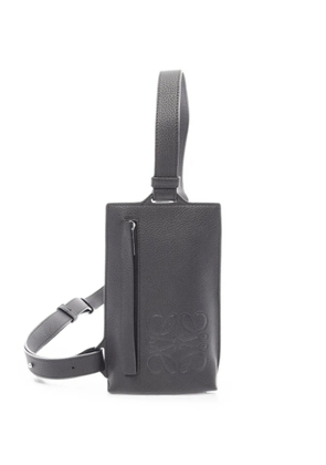 Loewe Pre-Owned 2010s Anagram Vertical T-pocket shoulder bag - Black