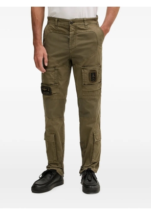 Aeronautica Militare patch-detail cargo pants - Green