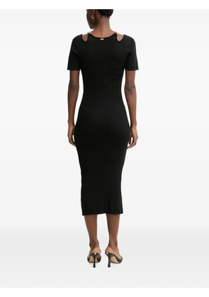 FRACOMINA Easychic cut-out chain-link midi dress - Black