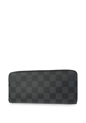 Louis Vuitton Pre-Owned 2015 Damier Graphite Zippy wallet - Black