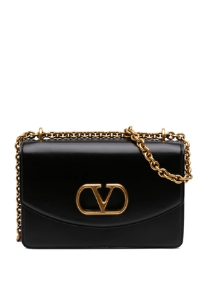 Valentino Garavani Pre-Owned 2018-2026 Small Shiny Calfskin VLogo Vain crossbody bag - Black