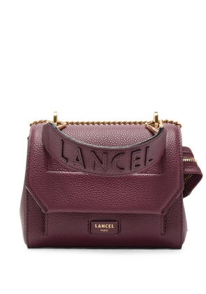 Lancel Ninon grained leather shoulder bag - Purple
