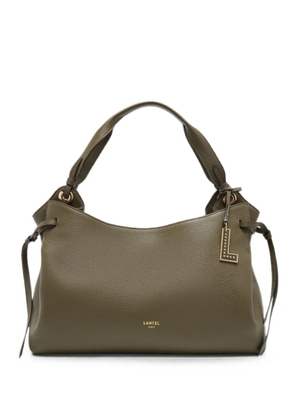 Lancel Swann grained leather tote bag - Green