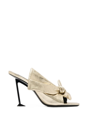 Givenchy Boudoir bow-detail sandals - Gold
