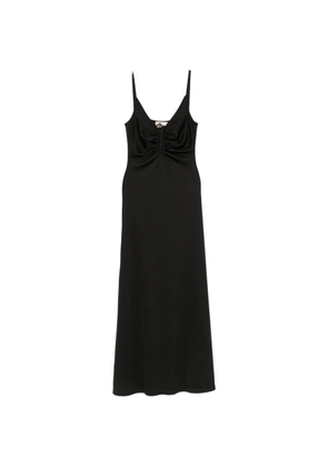 Christopher Esber ruched cut-out maxi dress - Black