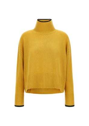 PINKO ribbed-knit roll-neck sweater - Yellow