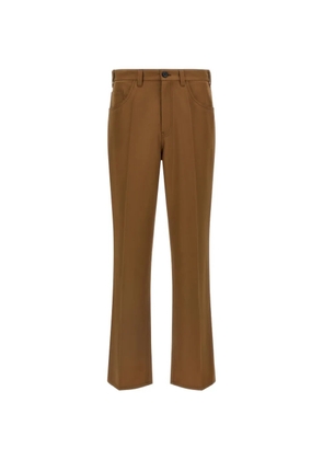 Marni pressed-crease trousers - Brown