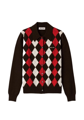 Miu Miu cashmere cardigan - Brown