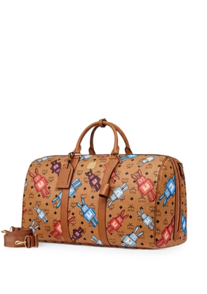 MCM Visetos-print graphic-print holdalls - Brown