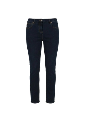 Valentino Garavani V-detail slim-fit jeans - Blue