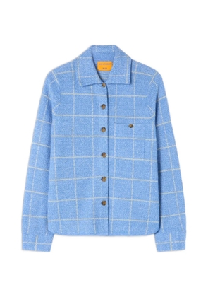 Guest In Residence Dylan check-pattern shirt - Blue