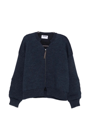 Moschino zip-up jacket - Blue