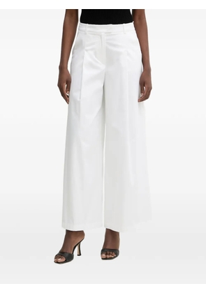 LUISA SPAGNOLI pleated wide-leg trousers - White