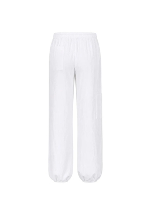 SABLYN Tonni elasticated track pants - White