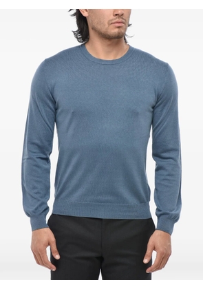 Corneliani crew-neck long-sleeve sweater - Blue