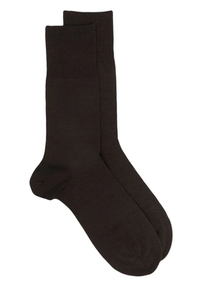 Falke ribbed knit socks - Brown