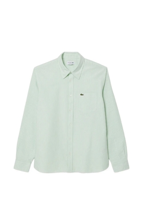 Lacoste striped oxford shirt - Green