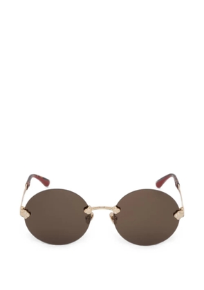 Vivienne Westwood Franklin rimless round-frame sunglasses - Brown
