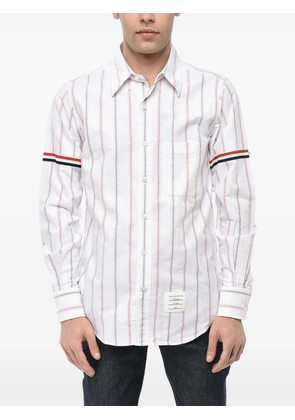 Thom Browne striped button-down shirt - White