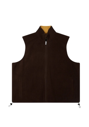 Metalwood Studio Trail Mix reversible vest - Brown