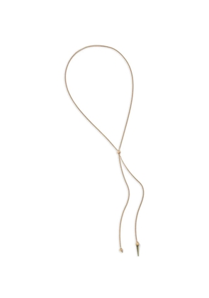 AllSaints spike-pendant lariat necklace - Gold