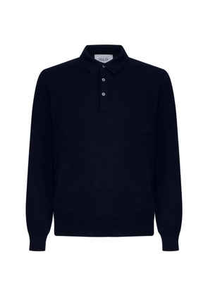 D4.0 polo-collar sweater - Blue