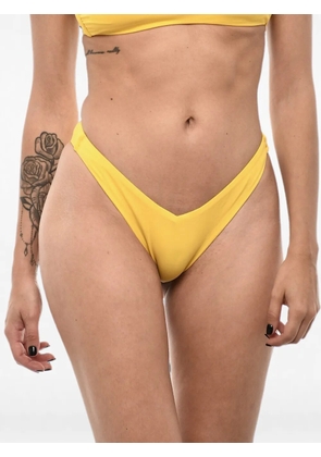 DSQUARED2 logo-print bikini bottoms - Yellow
