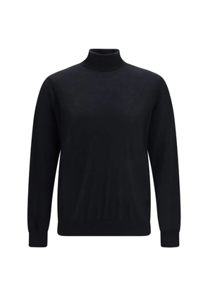 Giorgio Armani high-neck jersey-knit sweater - Black