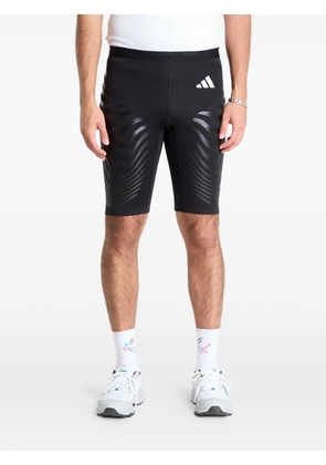 adidas Adizero graphic-print shorts - Black