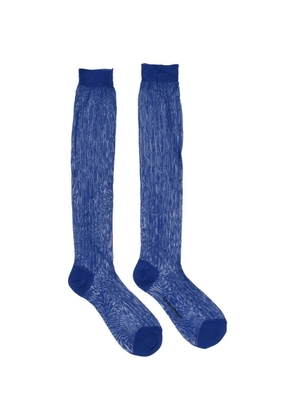 DSQUARED2 Dsquared2 Long Ribbed Socks - Blue