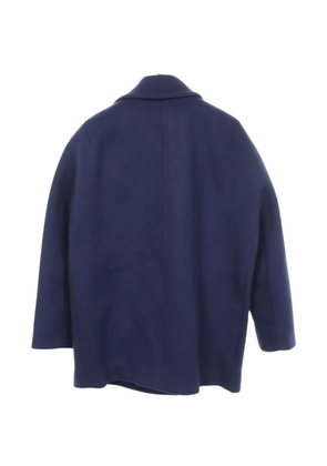 Louis Vuitton Pre-Owned 2020s anchor-button pea coat - Blue
