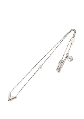 Louis Vuitton Pre-Owned 2022 Essential V necklace - Silver