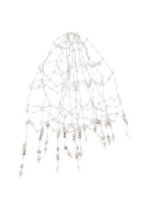 Rabanne beaded chain cap - Silver