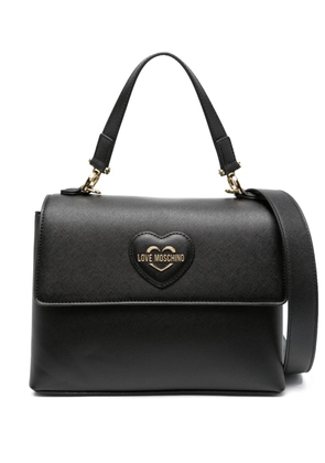 Love Moschino heart-motif tote bag - Black