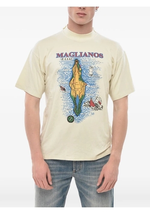 Magliano logo-print crew-neck T-shirt - Neutrals